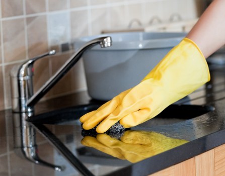 Hard floor cleaning equipment used in a Camden Town commercial property