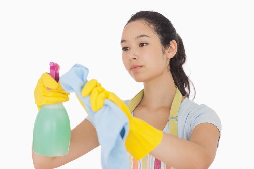 Local cleaner working in a Camden Town kitchen