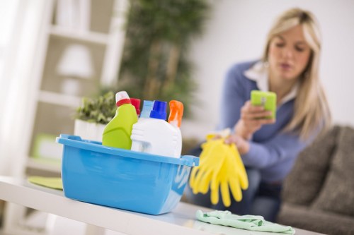 Staff training in safe cleaning methods for Camden Town properties