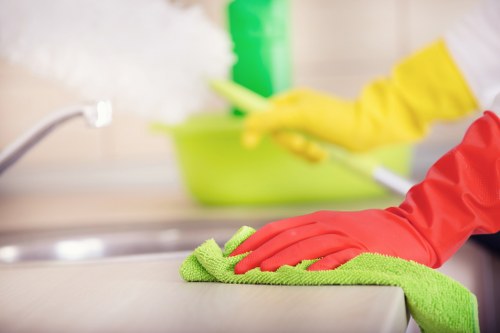 Hot water extraction carpet cleaning equipment in a Camden Town property
